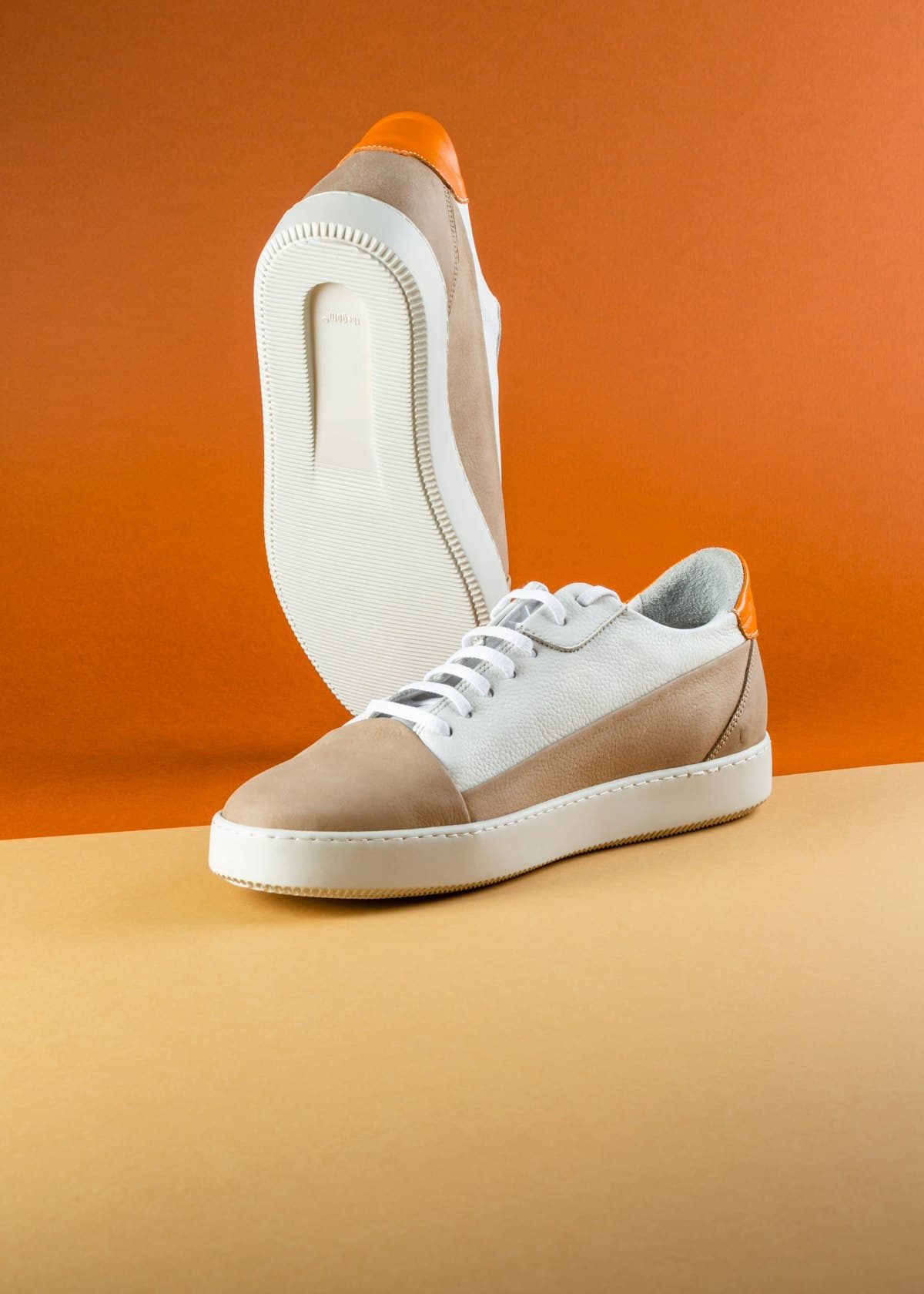 Sneakers — pure leather shoes